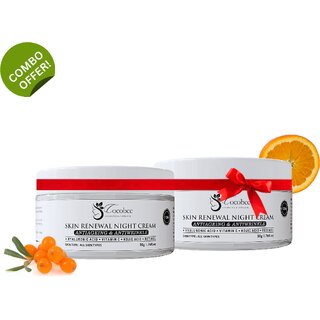 COCOBEE Skin Renewal Night Cream Pack of 2 100g  Smooth Skin  Rejuvenates  Nourishes Overnight  All Skin Types