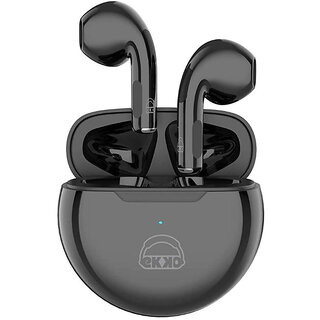 EKKO EARBEATS T03 TWS: 20-Hour Playback, Rich Sound, Twin Connect, Type C Charging, Siri & Google Assistant(Black)