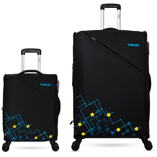 Timus Flash Plus Stylish Check-in Travel Combo Set 58 cm  78 cm Trolley luggage. Expandable Cabin  Check-in