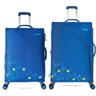 Timus Flash Plus Stylish Check-in Travel Combo Set 68 cm  78 cm Trolley luggage. Expandable Check-in