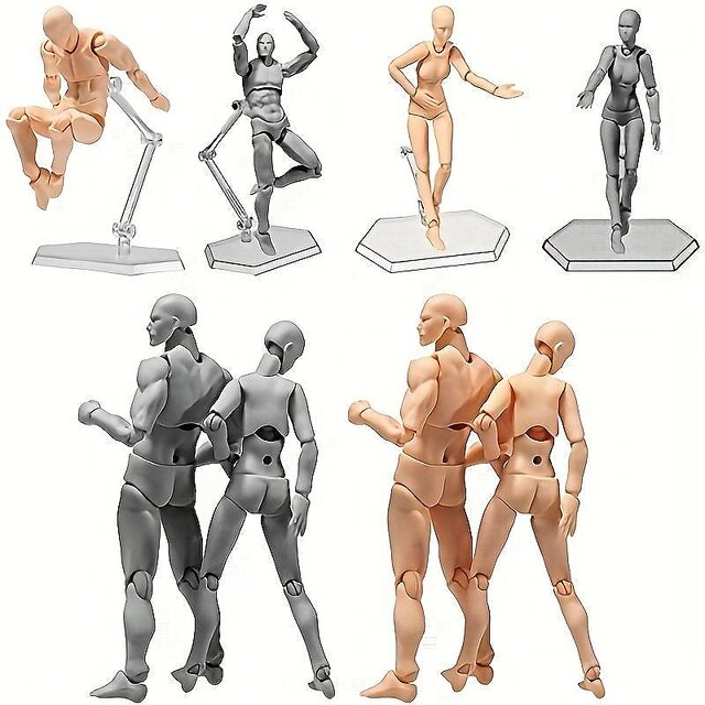 Buy 1pc 5/5.3 Inch Artist Figure Movable Action Figure Body - Kun DX ...