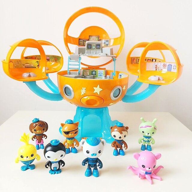 Buy Octonauts Action Figures For Kids Toy Scene Octopes Castle Shark ...