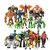 Ben PVC Action Tennyson Grey Matter Heatblast Humongousaur Rath Vilgax PVC Action Figures Kids Toys Gifts (B style)