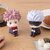 2021 NEW Anime Jujutsu Kaisen Figurine Cute Gojo Satoru Itadori Yuji Look Up PVC Anime Action Figure (A-high quality)