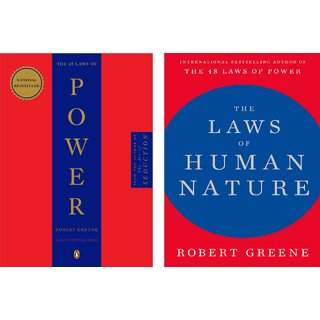 Robert Greene 2 Books Set 48 Laws of Power Laws of Human Nature (English)