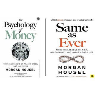 Morgan Housel 2 Books Set The Psychology Of Money Same as Ever