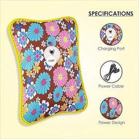 Hot Water Bag Pre-Filled Gel Electric Heating Pad for Pain Relief, Period Cramps, Arthritis, Muscle Ache (Multicolor)