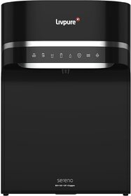 Liv-Pure SERENO-SS Water Purifier  8-Stage RO+UV+UF+Minerals+Copper with 5.5L Stainless Steel Tank