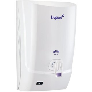 Liv-Pure Glitz Pure UV+UF Water Purifier with 7L Tank Capacity Ideal for Municipal Water