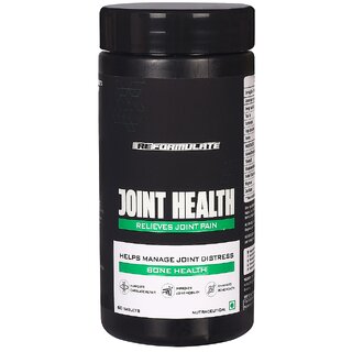 Reformulate I Joint Health I Relieves Joint Pain I Helps Manage Joint Distress I Bone Health I Supports Cartilage Repair I Improves Joint Mobility I Enhances Bone Health I Nutraceutical I 60 Tablets