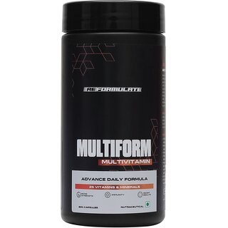 Reformulate I Advanced Multiform I Formula For Sports I Advanced Daily Formula I 25 Vitamins  Minerals I  Nutrient Support I Energy Production I Support Bone Health I Nutraceutical I 60 Tablets