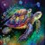 5D Diamond Painting Kits for Adults,Sea Turtle DIY Full Drill Crystal Rhinestone Arts and Crafts,Gem Art Paints with Diamond Home Wall Decor(Full Round 20X20/30X30/40X40/50X50CM)