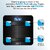 Healthgenie Smart BMI Weight Machine for Body Weight with 18 Body Parameters Sync with Mobile App, 2 Yrs Warranty Blueto