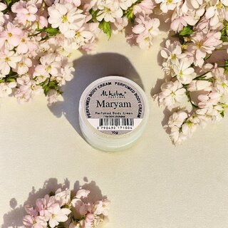 Al Hiba Maryam Scented Long-Lasting Body Cream - 10gm