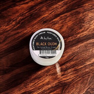 Al Hiba Black Oudh Premium Perfumed Body Cream (10gm)