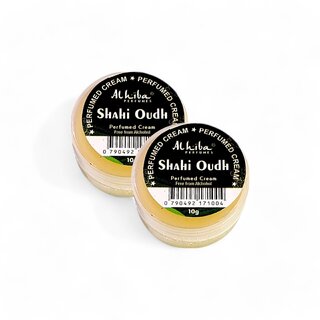 Al Hiba Shahi Oudh Premium Long Lasting Body Perfumed Cream - Pack Of 2 (10gm)