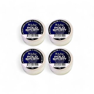 Al Hiba Polo Sport Perfumed Body Cream - 10g (Pack Of 4)