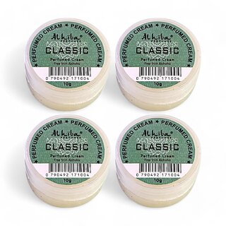 Al Hiba Classic Perfumed Body Cream - 10g (Pack Of 4)