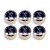 Al Hiba Blue Lady Perfumed Body Cream - 10g (Pack Of 6)