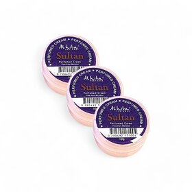 Al Hiba Sultan Premium Long Lasting Body Perfumed Cream - Pack Of 3 (10gm)