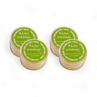 Al Hiba Eternal Love Premium Long Lasting Body Perfumed Cream - Pack Of 4 (10gm)