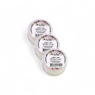 Al Hiba White Oudh Premium Long Lasting Body Perfumed Cream - Pack Of 3 (10gm)