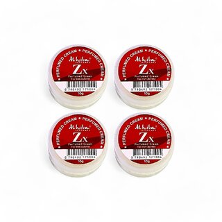 Al Hiba Zx Perfumed Body Cream - 10g (Pack Of 4)