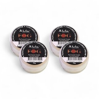 Al Hiba Fog Premium Long Lasting Body Perfumed Cream - Pack Of 4 (10gm)