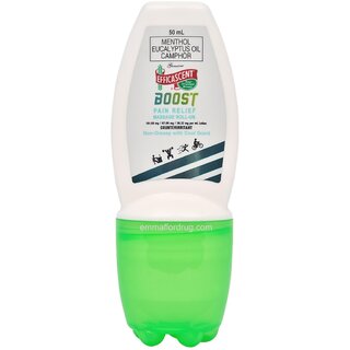 Movitronix Efficascent - 50ml Roll on, METHYL SALICYLATE CAMPHOR + MENTHOL - Philippines Product - Pack of 1