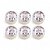 Al Hiba White Oudh Perfumed Body Cream - 10g (Pack Of 6)