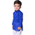 Kid Kupboard Cotton Baby Boy's Kurta and Pyjama Set, Blue/White, Full-Sleeves, 2-3 Years KIDS6939
