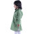 Kid Kupboard Cotton Boy's Kurta and Pyjama Set, Green/White, Full-Sleeves, 5-6 Years KIDS6941