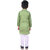 Kid Kupboard Cotton Boy's Kurta and Pyjama Set, Green/White, Full-Sleeves, 6-7 Years KIDS6942
