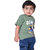 Kid Kupboard Cotton Unisex Baby T-Shirt, Green, Half-Sleeves, 2-3 Years KIDS6951