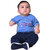Kid Kupboard Cotton Baby Boys T-Shirt, Navy Blue, Half-Sleeves, 9-12 Months KIDS6952