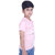 Kid Kupboard Cotton Boys T-Shirt, Light Pink, Half-Sleeves, 7-8 Years KIDS6955