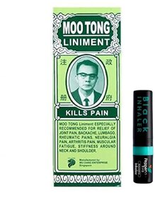 Movitronix Moo tong Liniment 60g + Pepepeermint black inhaler - 2 in 1 - Singapore Product