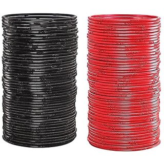 Omsar Jewelry Metal Bangle Set (Pack of 10)