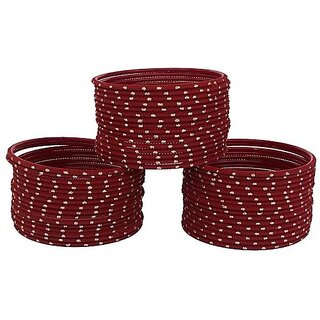 Omsar Jewelry Alloy Bangle Set (Pack of 36)