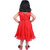 Kid Kupboard Cotton Baby Girls A-Line Frock, Red, Sleeveless, 4-5 Years KIDS6985