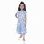 Kid Kupboard Cotton Girls A-Line Frock, Light Blue, Sleeveless, 6-7 Years KIDS6986
