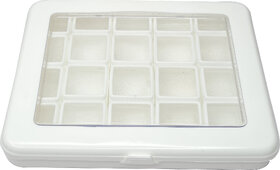 GEM STONE BOX DIBBI L16.5X B13.9X H2.2 (PACK OF 20 PCS) Jeweller Display Box Storage Box  (White)