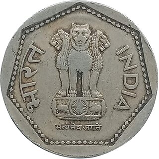 ONE RUPEES 1982  COIN 6 GM FINE COINDITION