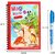 Magic Water Book Animal, Dino and Aqua Theme Unlimited Fun with Drawing Reusable Water Coloring Book Nib Sketch Pens (Set of 4, Multicolor)