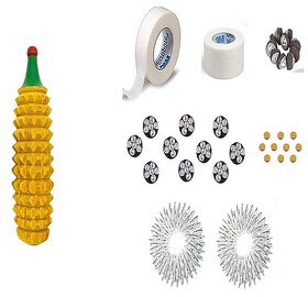 Acupressure Star Magnet 10, Byol Magnet 10, 6 Star Magnet 10, 2 Paper Tape and 1 Wooden Karela Massager.