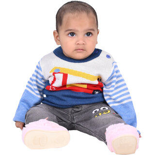 Kid Kupboard Cotton Baby Girls Sweatshirt, Multicolor, Full-Sleeves, 9-12 Months KIDS7009