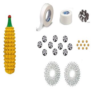 Acupressure Star Magnet 10, Byol Magnet 10, 6 Star Magnet 10, 2 Paper Tape and 1 Wooden Karela Massager.