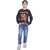 Kid Kupboard Cotton Boys Sweatshirt, Dark Black, Full-Sleeves, 11-12 Years KIDS6998