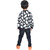 Kid Kupboard Cotton Boys Sweatshirt, Black/White, Full-Sleeves, 6-7 Years KIDS7001