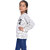 Kid Kupboard Cotton Girls Sweatshirt, Light White, Full-Sleeves, 8-9 Years KIDS7015